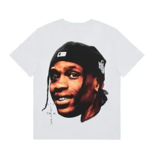 Cactus Jack Travis Scott Face White Shirt