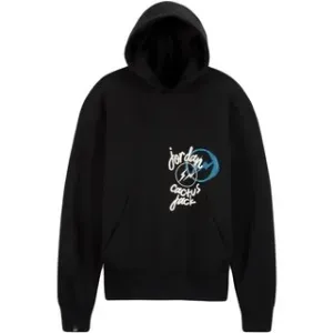 New Travis Scott X Jordan Fragment Black Hoodie