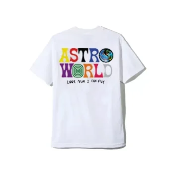 Astroworld White Look Mom I Can Fly