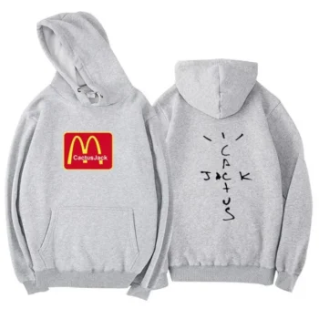 Cactus Jack McDonald Grey Hoodie
